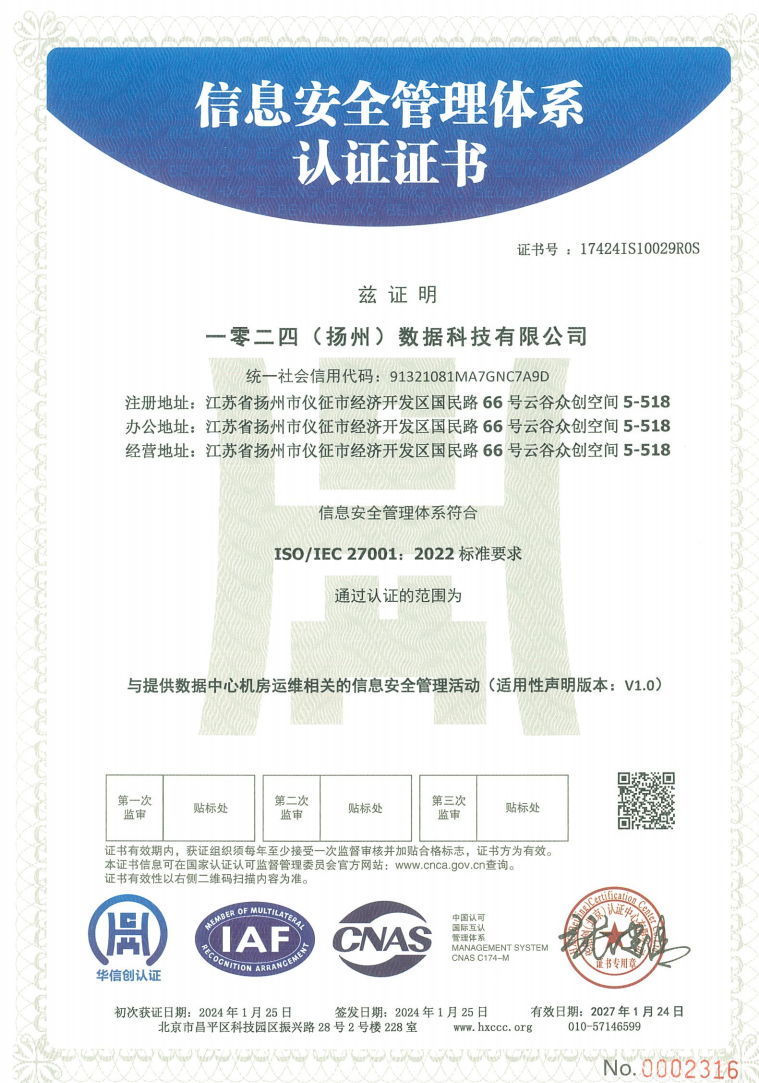 一零二四资质证书 4